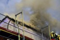 Dachstuhlbrand Koeln Poll Geislarerstr P049